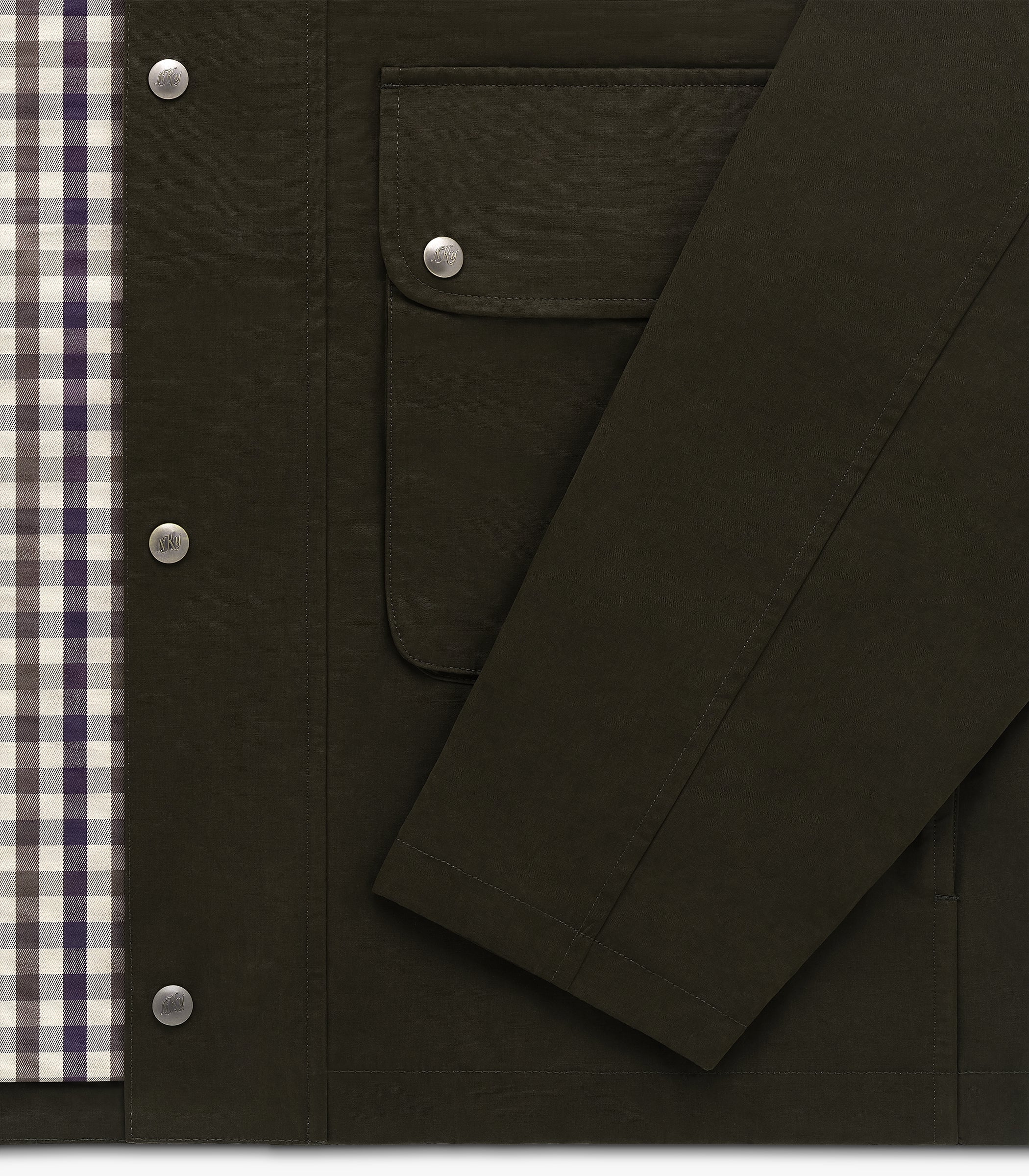 Bay Waxed Cotton & Nylon Jacket - Image 13
