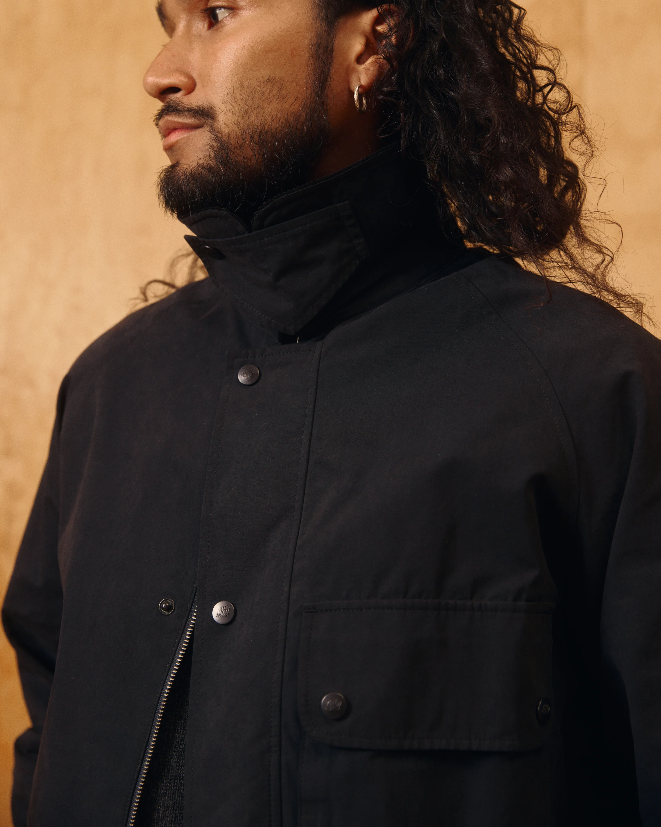 Bay Waxed Cotton & Nylon Jacket - Image 8