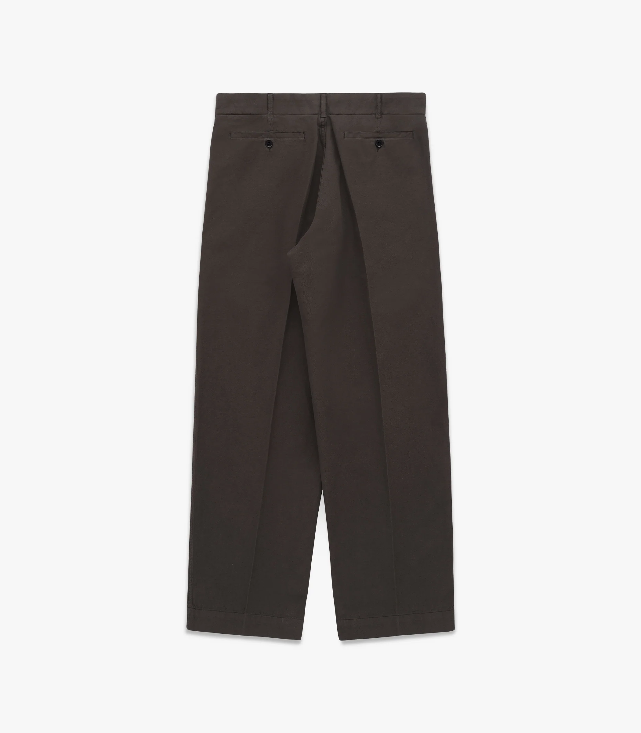 Canal Pleated Twill Cotton & Linen Pant - Image 5