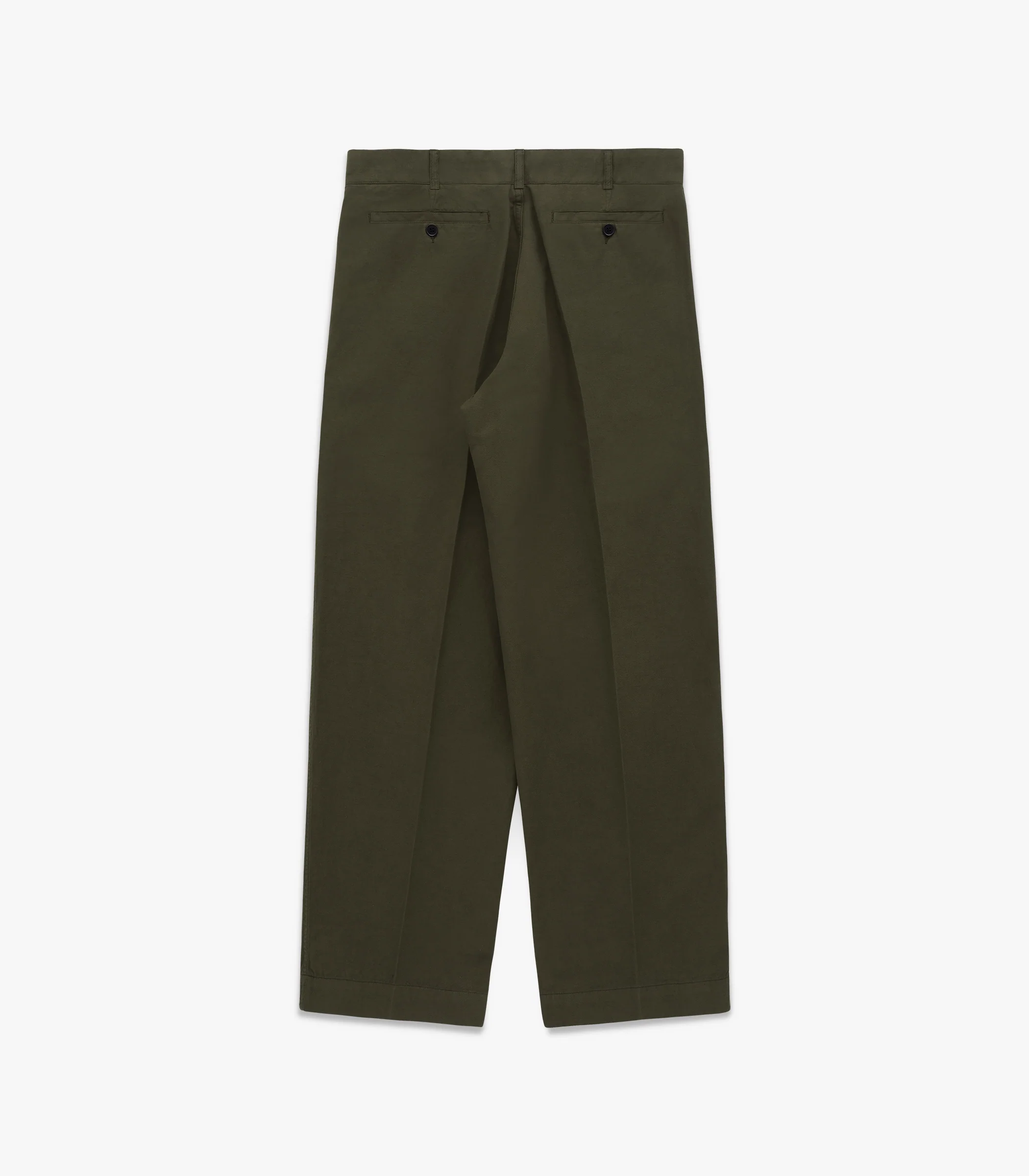 Canal Pleated Twill Cotton & Linen Pant - Image 8