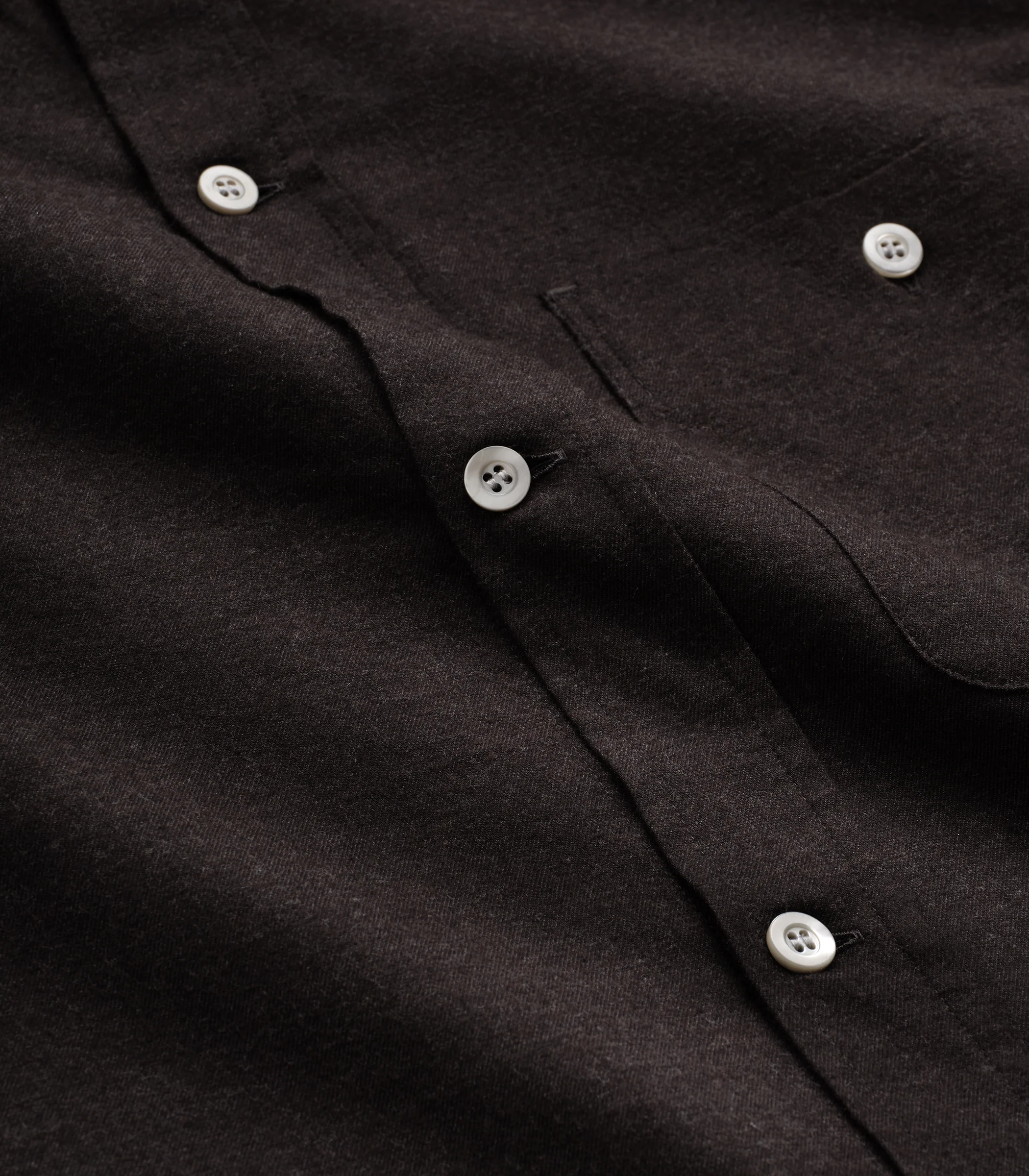 Carmine Flannel Twill Cotton Shirt - Image 8