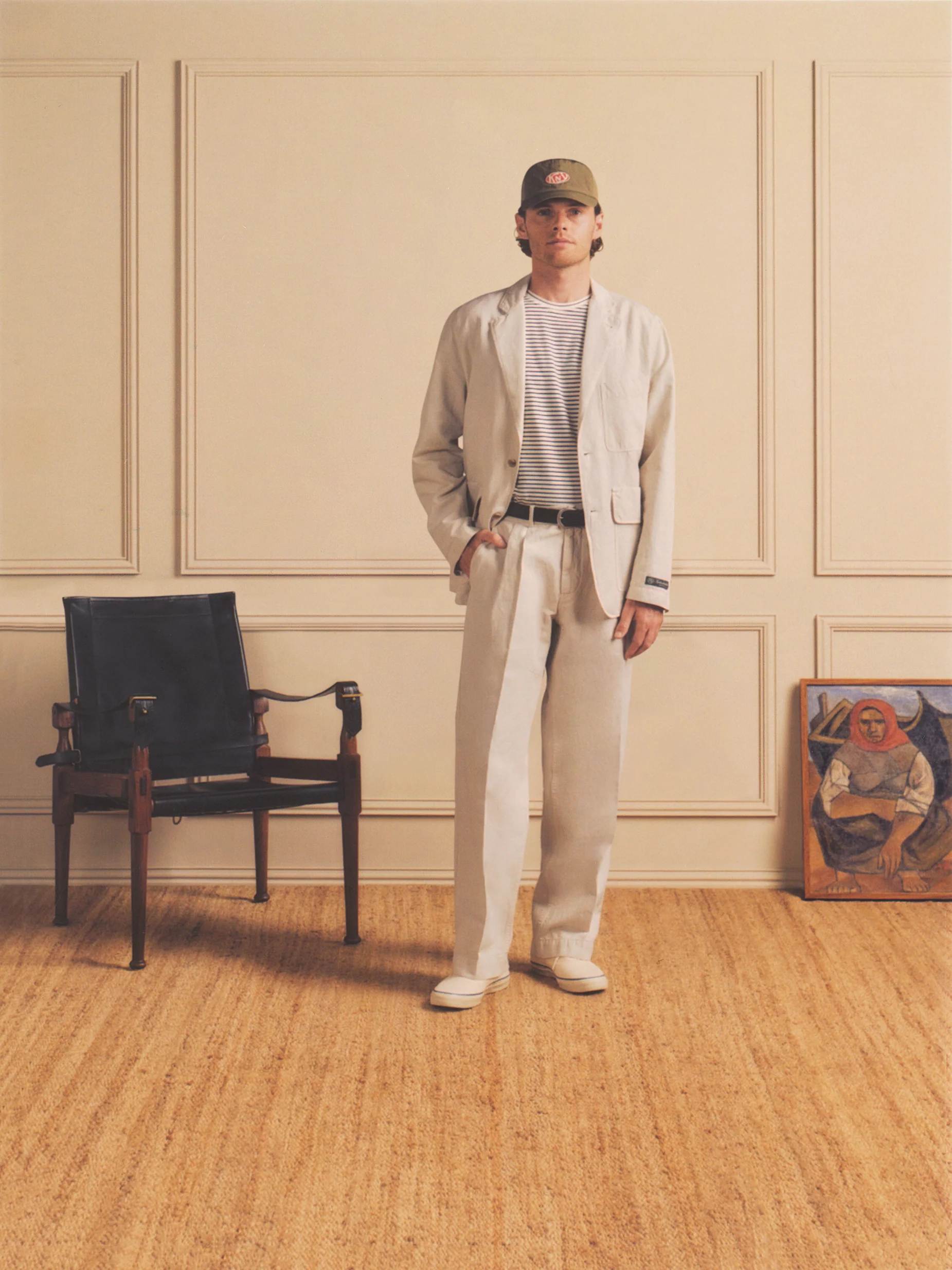 Lane Twill Cotton & Linen Suit Jacket - Image 3
