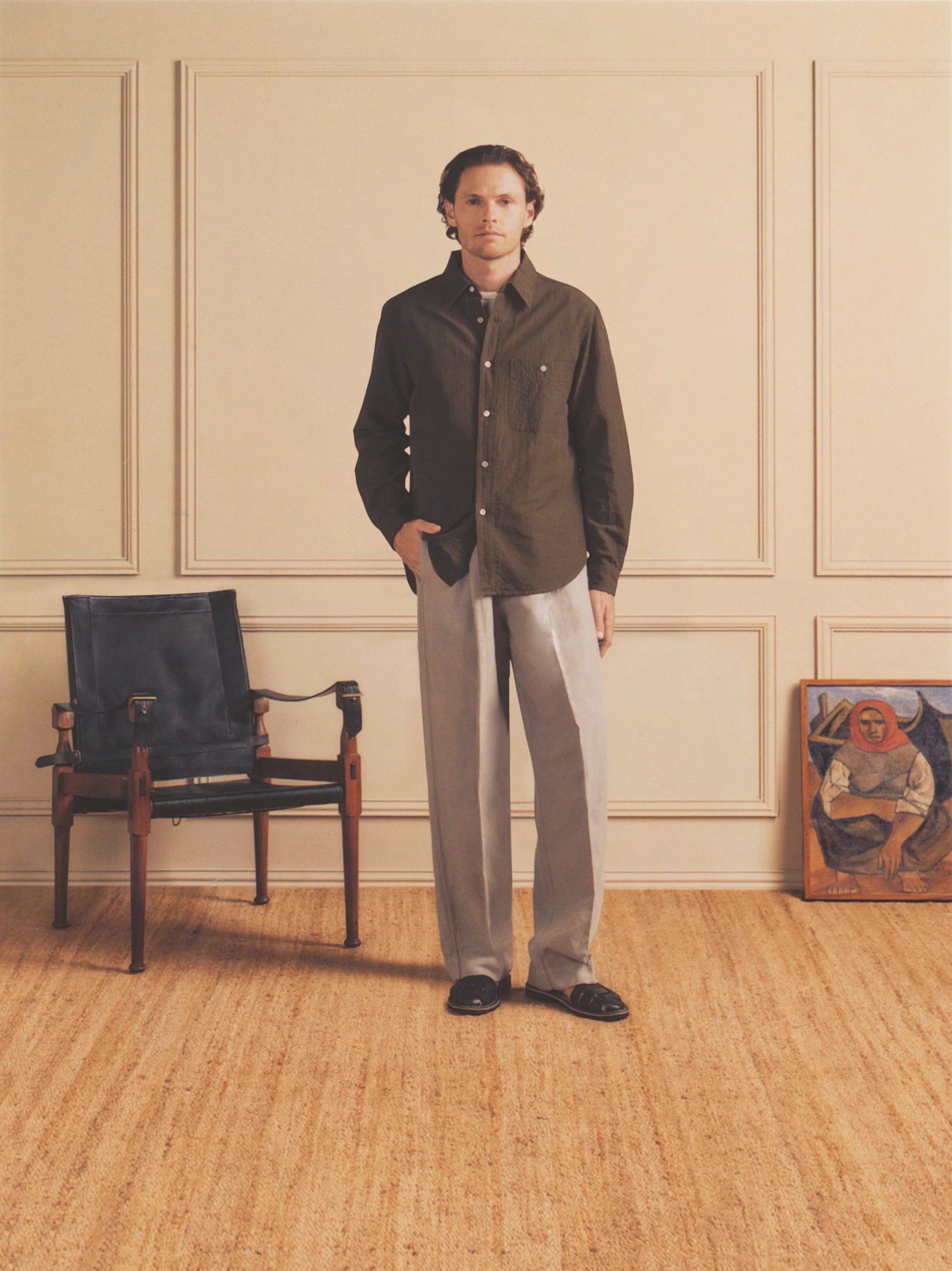 Park Twill Cotton & Linen Pant - Image 10