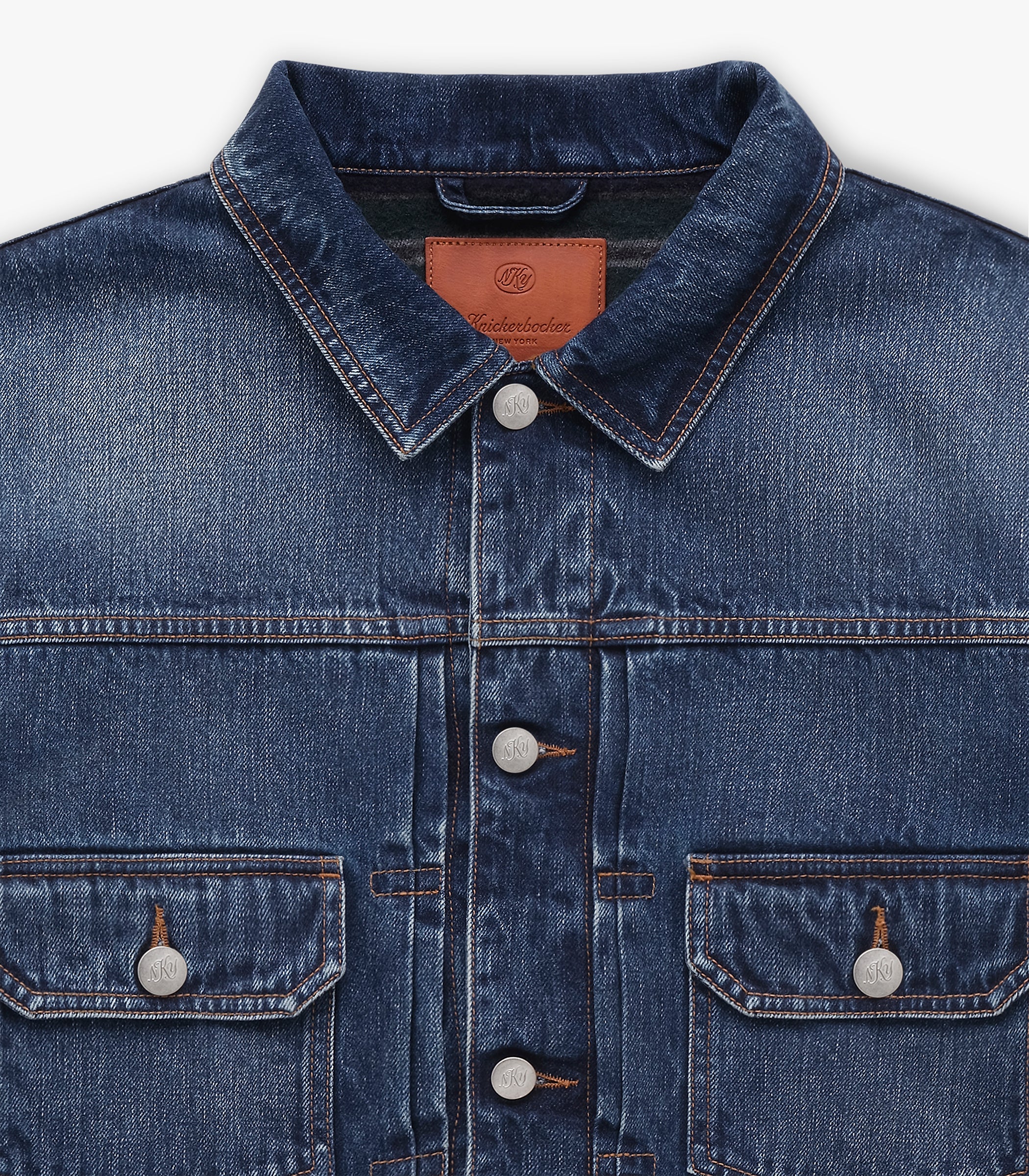 Wayfarer Wool Blanket Lined Denim Trucker - Image 3