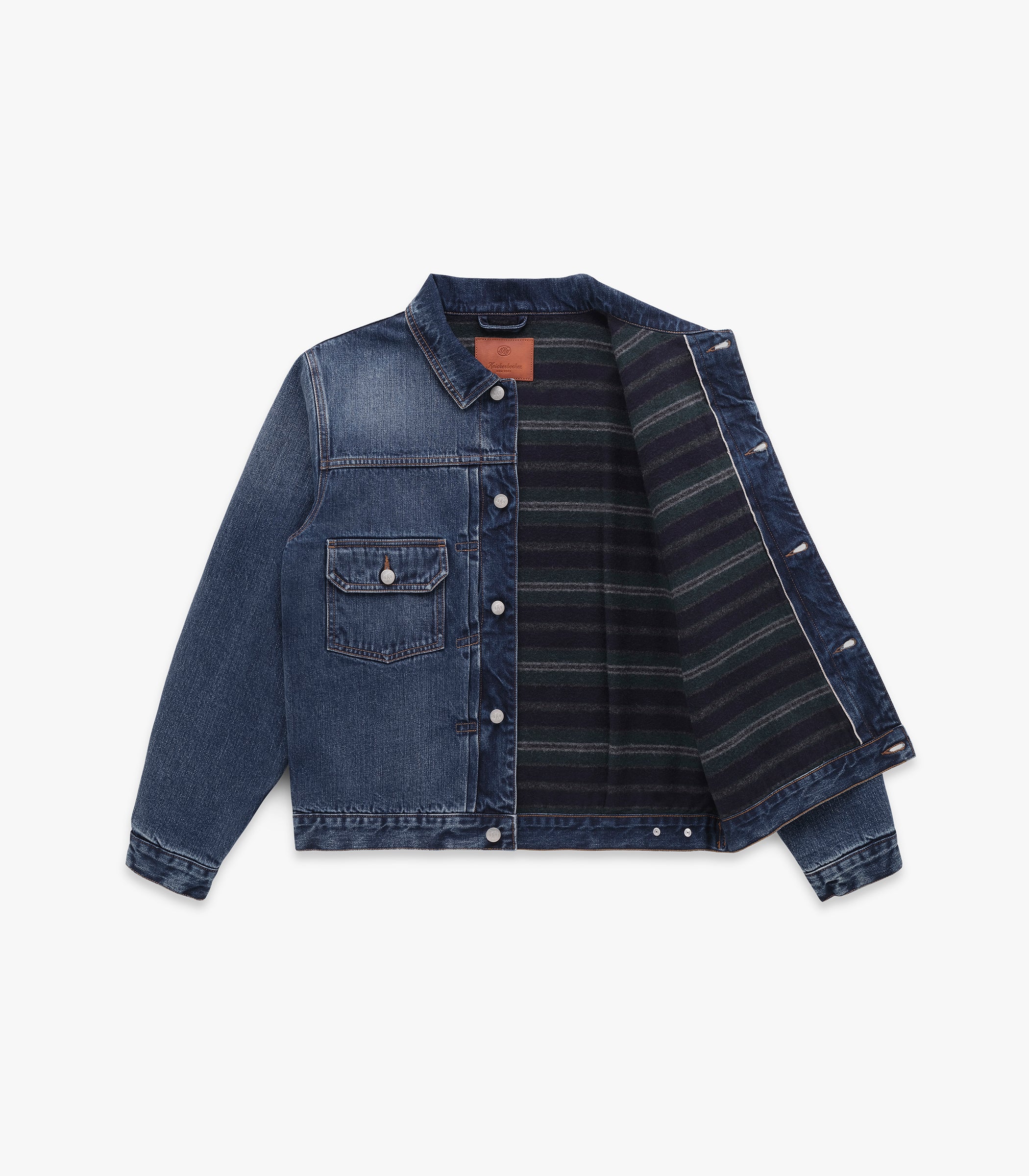 Wayfarer Wool Blanket Lined Denim Trucker - Image 4