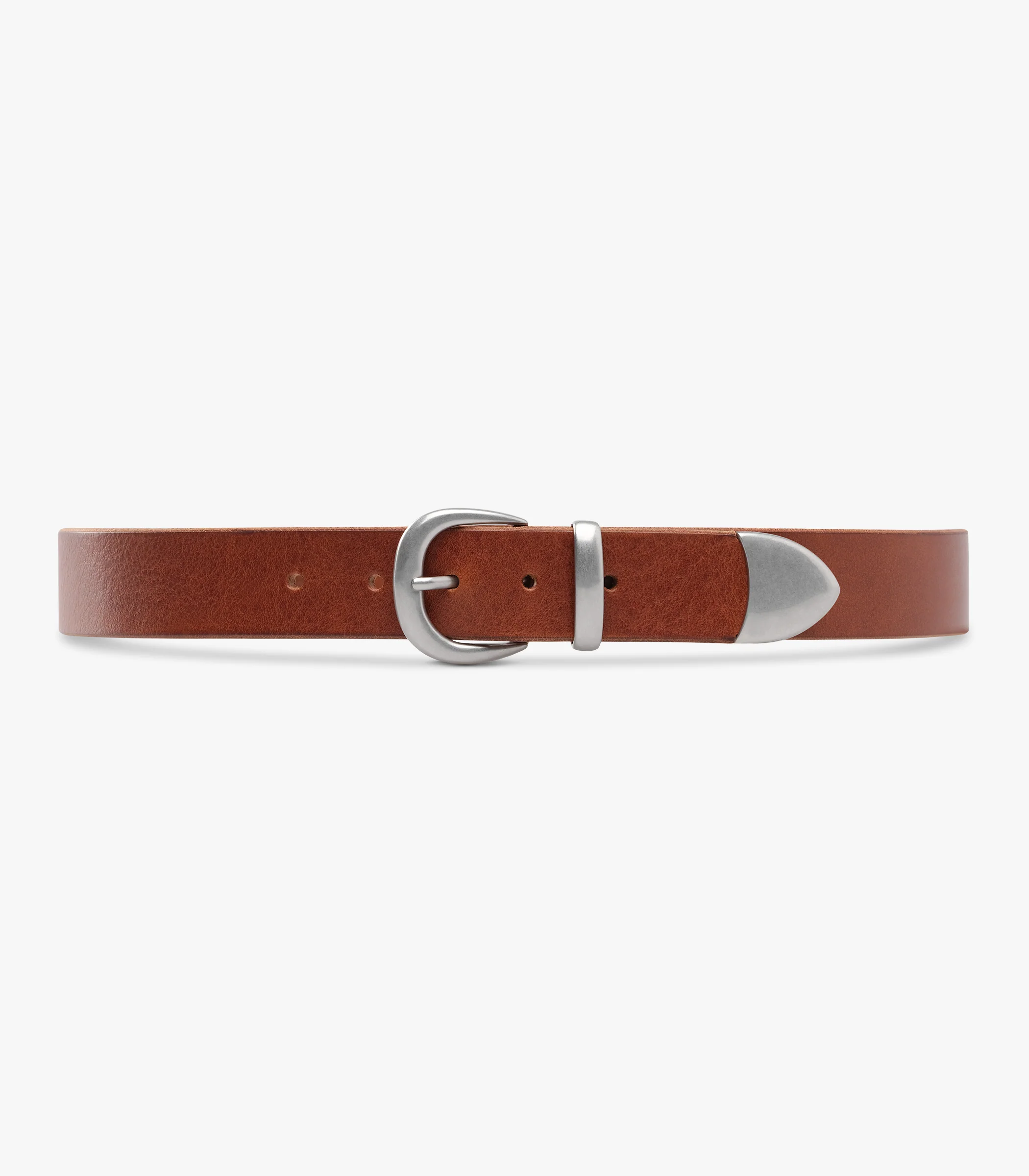 Western Bridle Leather Belt - Image 4